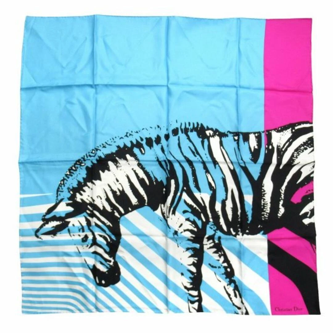 22ss Christian Dior D Jungle Pop Foulard Zèbre Mauma Grand Motif Complet Occasion 664f5