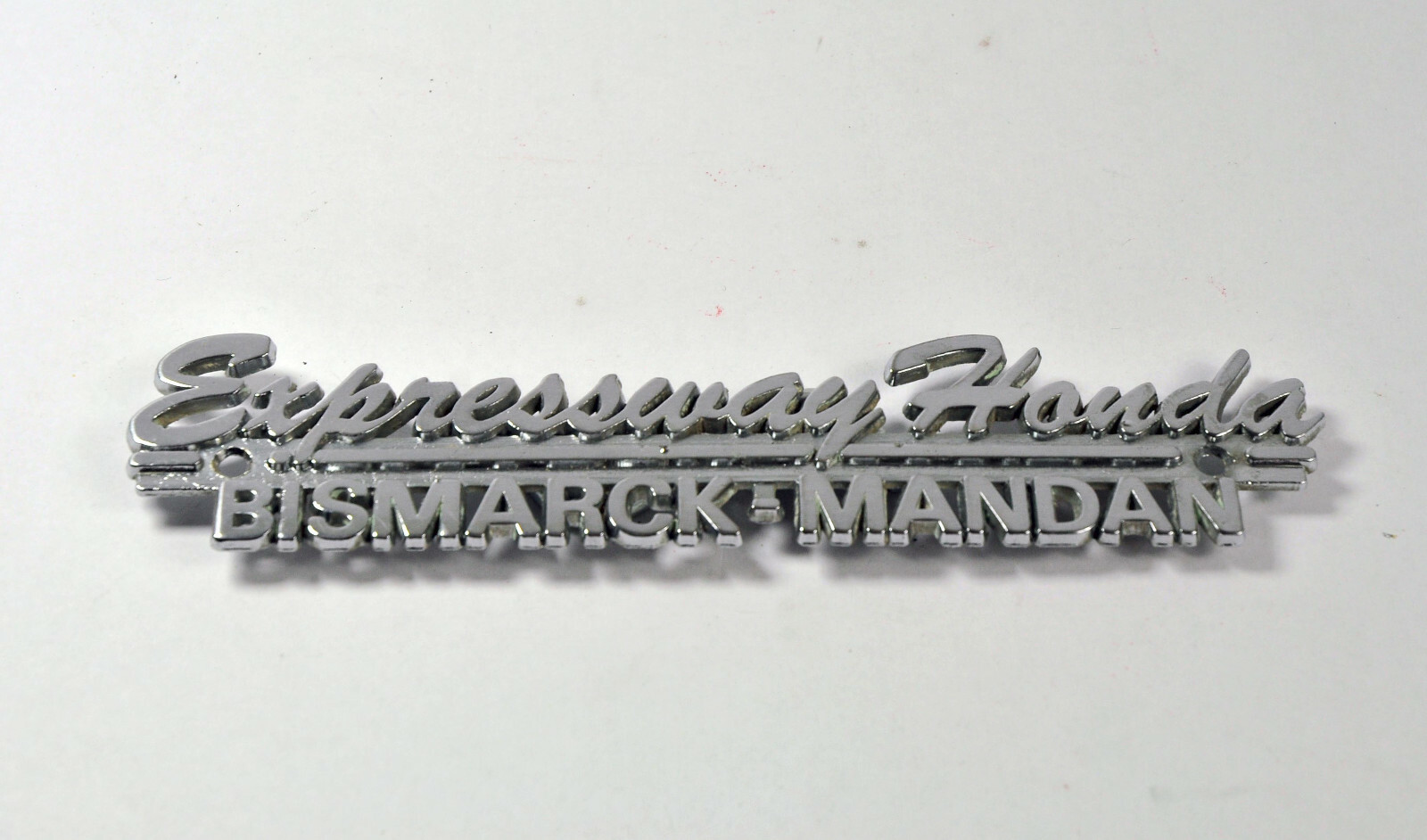 Expressway Honda Vintage Metal Car Emblem Bismarck Mandan ND North