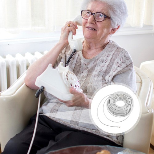 3 Pieces Telefonkabelverlängerungskabel Telefon-Extender Schnurtelefon - Zdjęcie 4 z 12