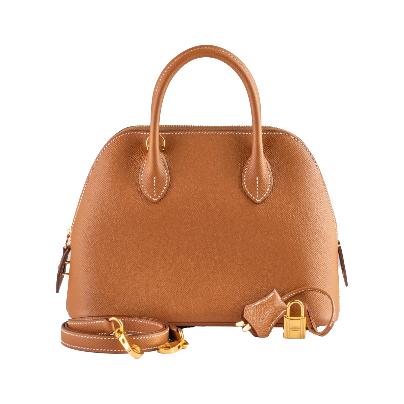 Hermès 1923 Bolide 25 Gold Epsom Leather Bag 2023 GHW B Stamp with Strap
