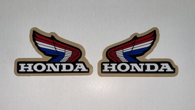 Honda Red White Blue 5 1/2in Wing Logo Tank Window Sticker Decal