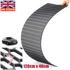  Car 3D ABS Plastic Racing Honeycomb Bumper Vent Tuning Grill Mesh Spoiler 120cm