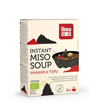 Lima 3x Instant Miso Soup Tofu Wakame 40g