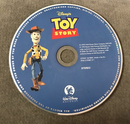 Toy Story Soundtrack Music Cd Disney Pixar Randy Newman No Art Work No Cover Ebay