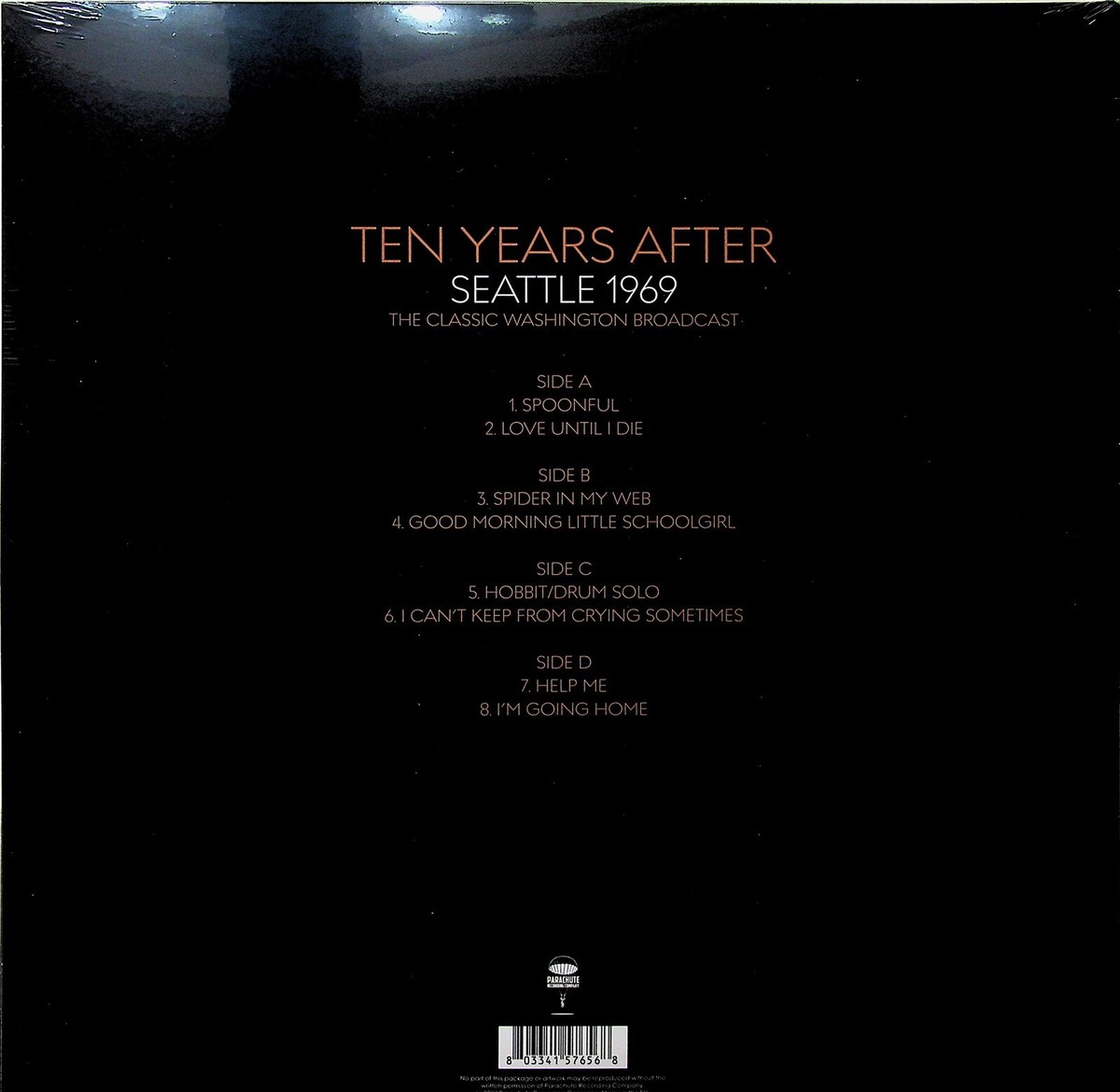 TEN YEARS AFTER- Seattle 1969 Live 2-LP (NEW 2023 Vinyl) Alvin Lee Blues  Rock | eBay UK