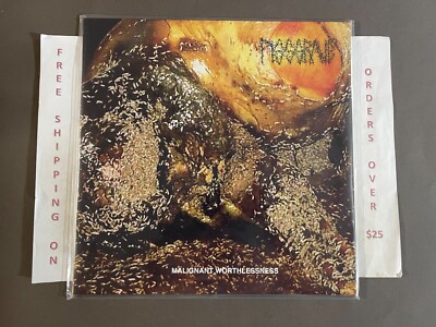 (NEW) PISSGRAVE MALIGNANT WORTHLESSNESS LP ESSENTIAL EXTREME DEATH METAL