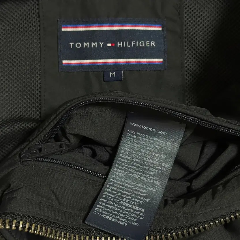Tommy Hilfiger Basic Solid Bomber Jacket M Black - image 3