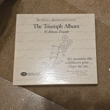 Creative Memories 7X7 The Triumph Album Purple FORGET ME NOT