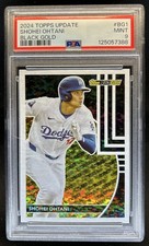 2024 Topps Update Shohei Ohtani Black Gold #BG-1 Dodgers PSA 9