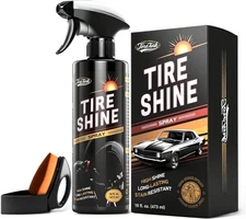 Tire Shine Spray, 16 fl oz Durable Wet Dressing, No Sling/Non-Greasy... 