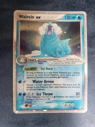 Walrein EX 89/92 Ex Legend Maker Ultra Rare Holo Pokemon Card - Mint! Psa 9❓