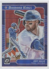 2021 Panini Donruss Optic Diamond Kings Red Pandora Prizm 55/99 Joey Gallo 2a9