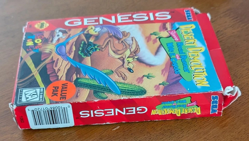 1994 Sega Genesis Desert Demolition CIB *Good Condition* - Image 4 of 4