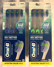 Oral-B Indicator Max Toothbrushes Indicator Bristles Soft 8 Total New, Sealed