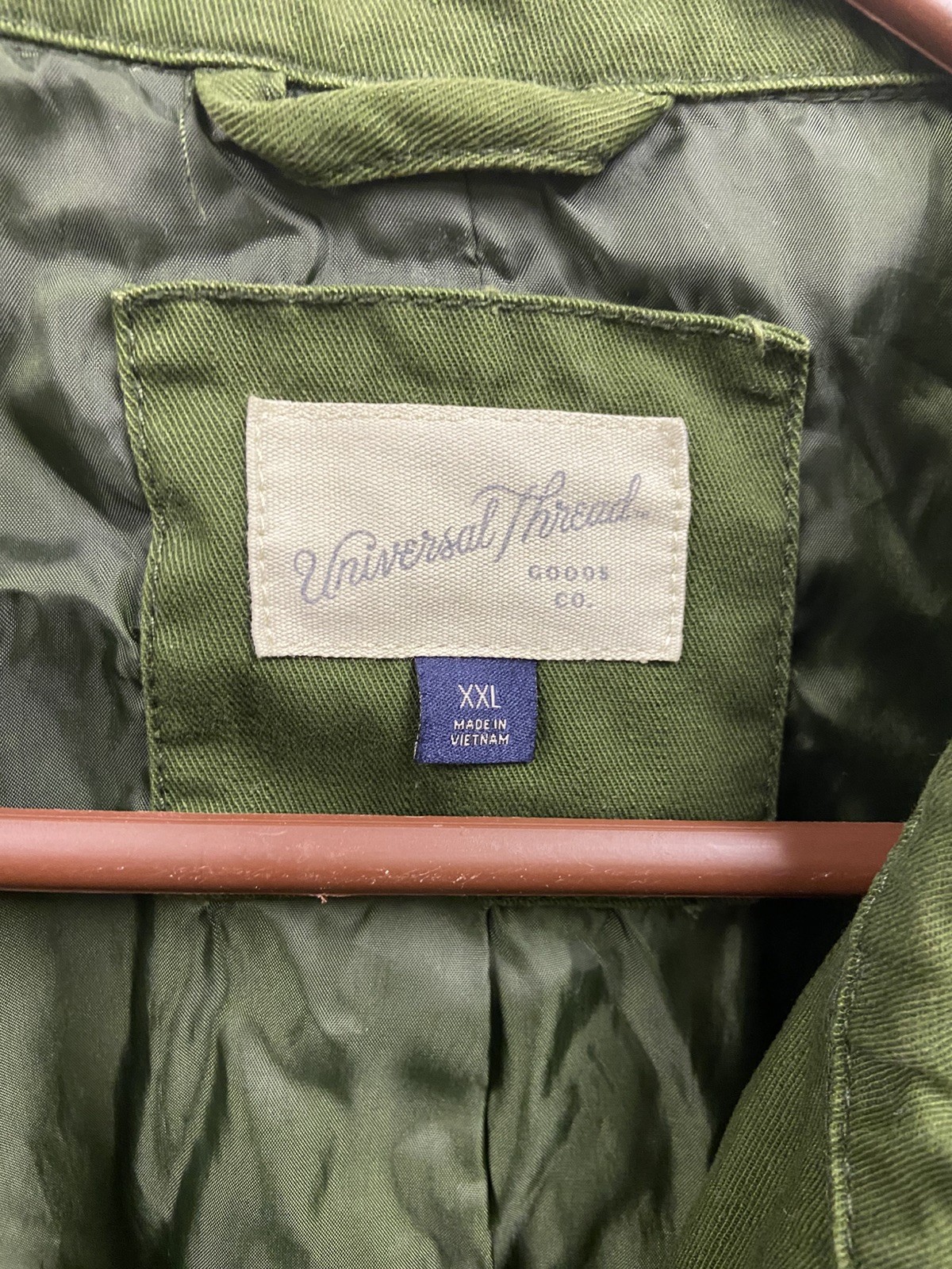 Womens Small Jacket Universal Thread Olive Green … - image 2