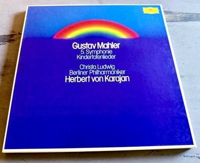 Gustav Mahler - 5. Sinfonia + Kindertotenlieder (Karajan) - DG [2 LP]
