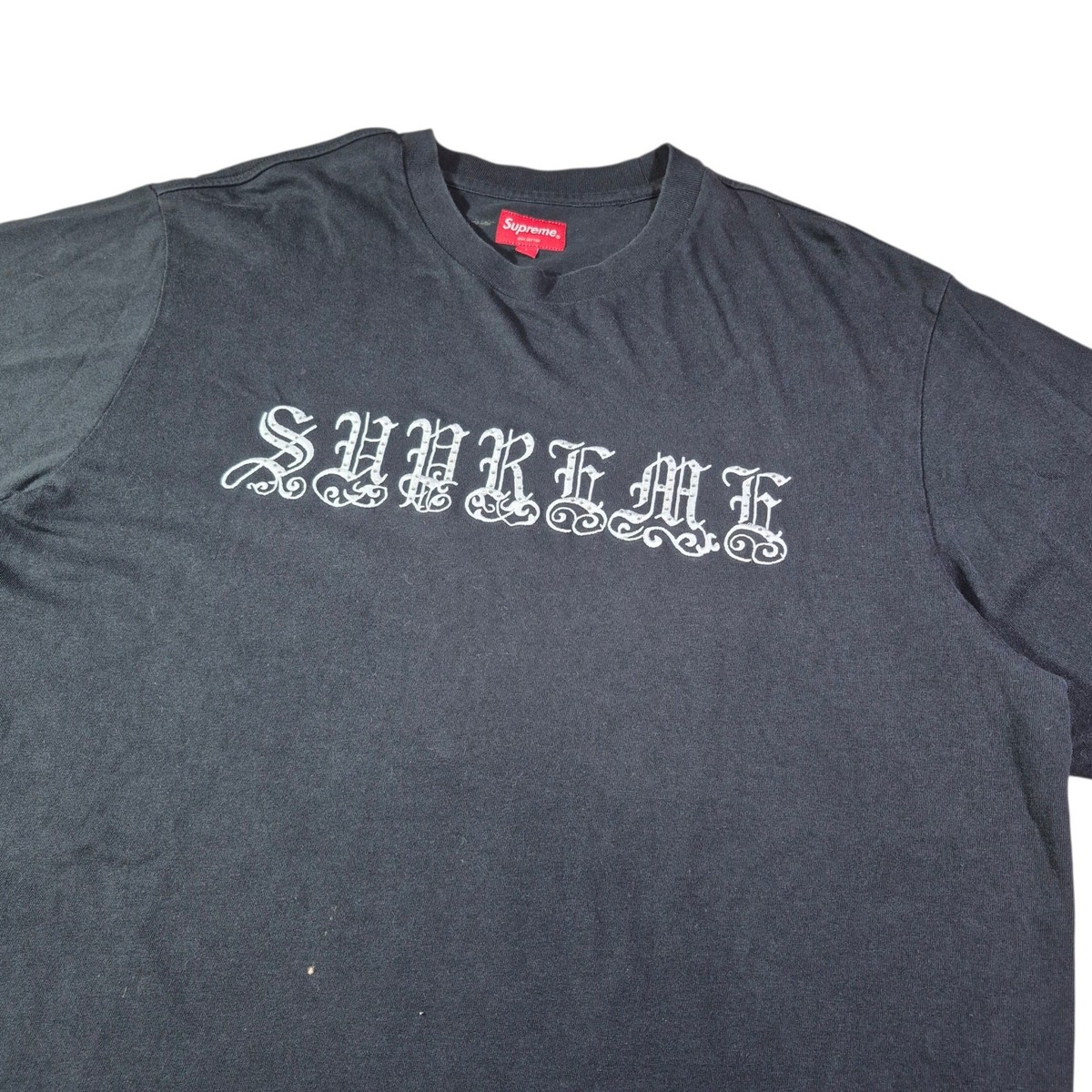 L) Supreme Old English Rhinestone T-Shirt | eBay