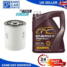 FOR FORD MORGAN ROVER TRIUMPH TVR CAR SERVICE ENGINE OIL 5L 5W 30 FILTER