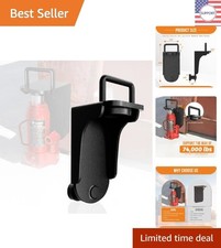 Universal Shipping Container Jack Lug with 75000 lbs Load Capacity - Black Steel
