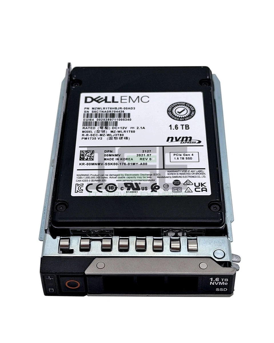 1年保証/再生品】Dell JDTGX 1.6TB 2.5 SFF SAS3 12G SSD Solid State