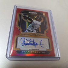 Nippon-Ham Fighters Rodolfo Castro Rookie Autographed Card Limited to 99 RC. rookie card picture