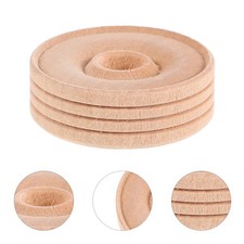 Wooden Wheels for Toys 30Pcs Smooth Finish DIY Wood Craft Wheels for Models