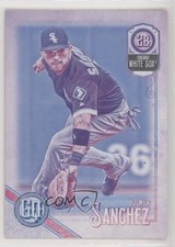 2018 Topps Gypsy Queen Missing Black Plate Yolmer Sanchez #49 0t2