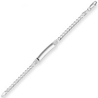 5,4Mm Id-Armband Panzerkette Silberarmband Armschmuck Aus 925 Silber 18Cm