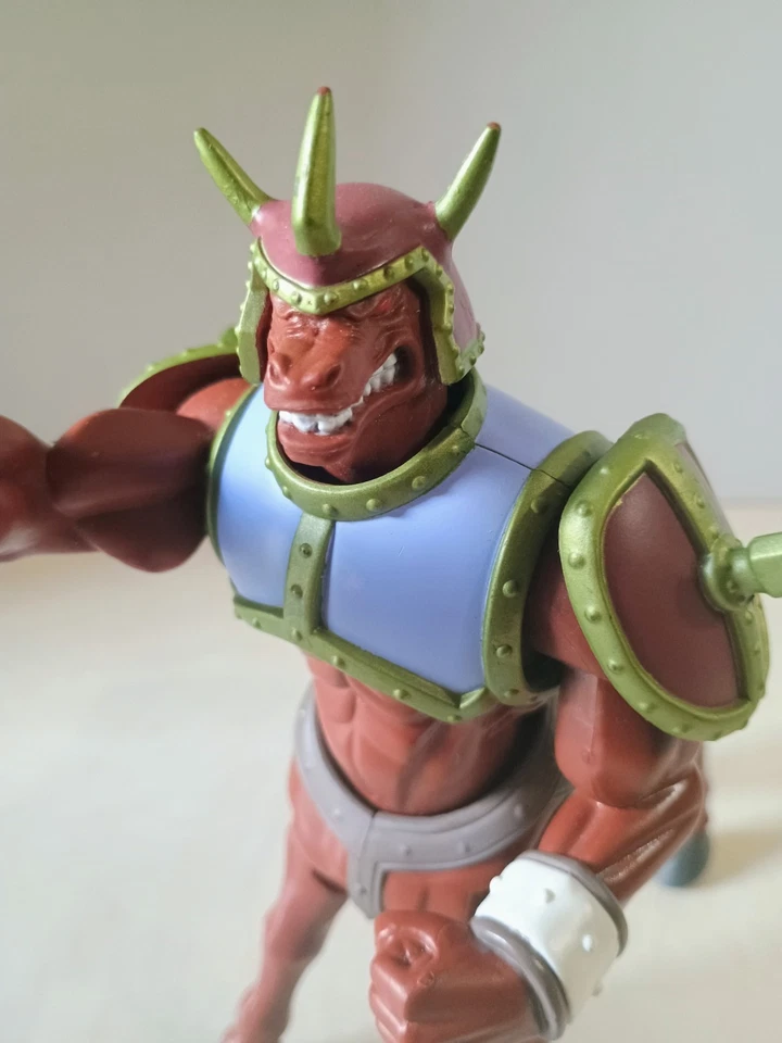 Rabid Horseman Yu-Gi-Oh Kazuki Takahashi 1996 raro con arma/probado Foto 4 de 4