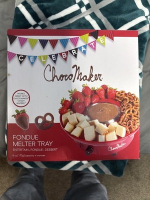 ChocoMaker Choco Maker Chocolate Fondue Melter Tray Melt and Warm W/ Palmer Choc