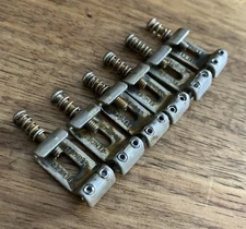 6 Genuine Fender Aged Relic 10.5mm Stratocaster Bridge Saddles Strat Tremolo