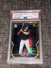 2023 Bowman Draft Chrome Tommy Troy Yellow Lunar  Psa 9 Diamondbacks (B-112)