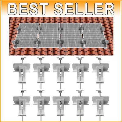 Versatile Solar Panel Mounting Bracket System for Wooden & Metal Roofs