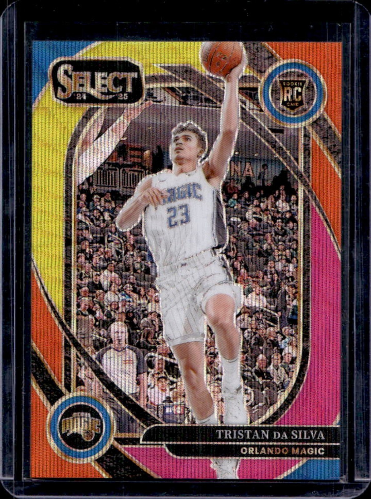 2024-25 Panini Select Tristan da Silva Courtside RC Multi Wave Prizm #/20 Magic