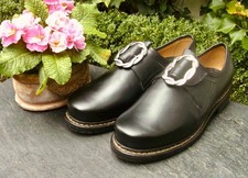 Neu: HABERSTROH 🇩🇪 Trachten-/Haferlschuhe Gr.40 Rindsleder schwarz NP: 279€