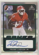 2021 Leaf Pro Set Power Emerald Spectrum Foil 19/50 Frank Ladson Jr Auto 0w8