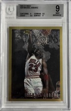 1996-97 TOPPS Finest Michael Jordan G #291 BECKETT 9 Mint
