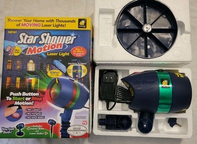 Bulbhead Star Shower Motion Laser Lights Projector Christmas - NEW IN BOX!