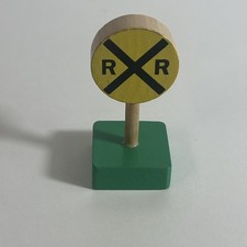 HO Scale - Grade Crossing Ahead Sign Toy