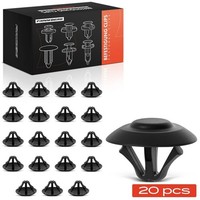 Frankberg 20X NYLON-CLIP Schwarz Motorhaube Passend FüR Mercedes 190