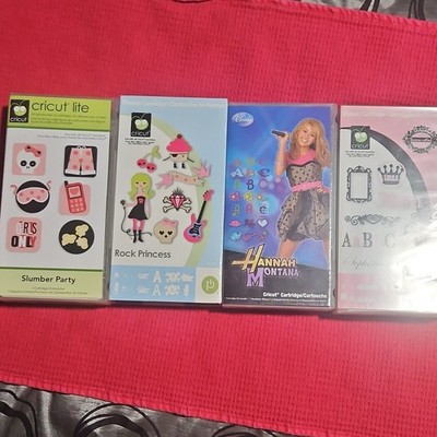 Cricut Slumber Party Rock Princess Hannah Montana Sophisticated Cartridges