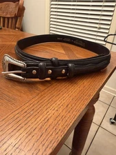 Nocona Belt.co Mens 36 Genuine Leather N2476801 Western Belt