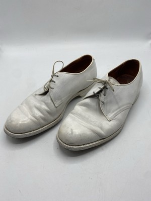 Mens Vintage Military Regal USMC APPD White Dress Shoes Size 8.5E | eBay