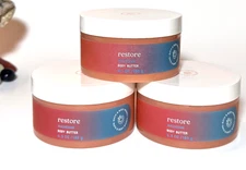 NEW Bath & Body Works RESTORE With MAGNESIUM Whipped Body Butter 6.5 oz Set of 3
