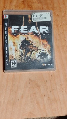 Sierra F.E.A.R. PlayStation 3 Shooter M Manual 2007