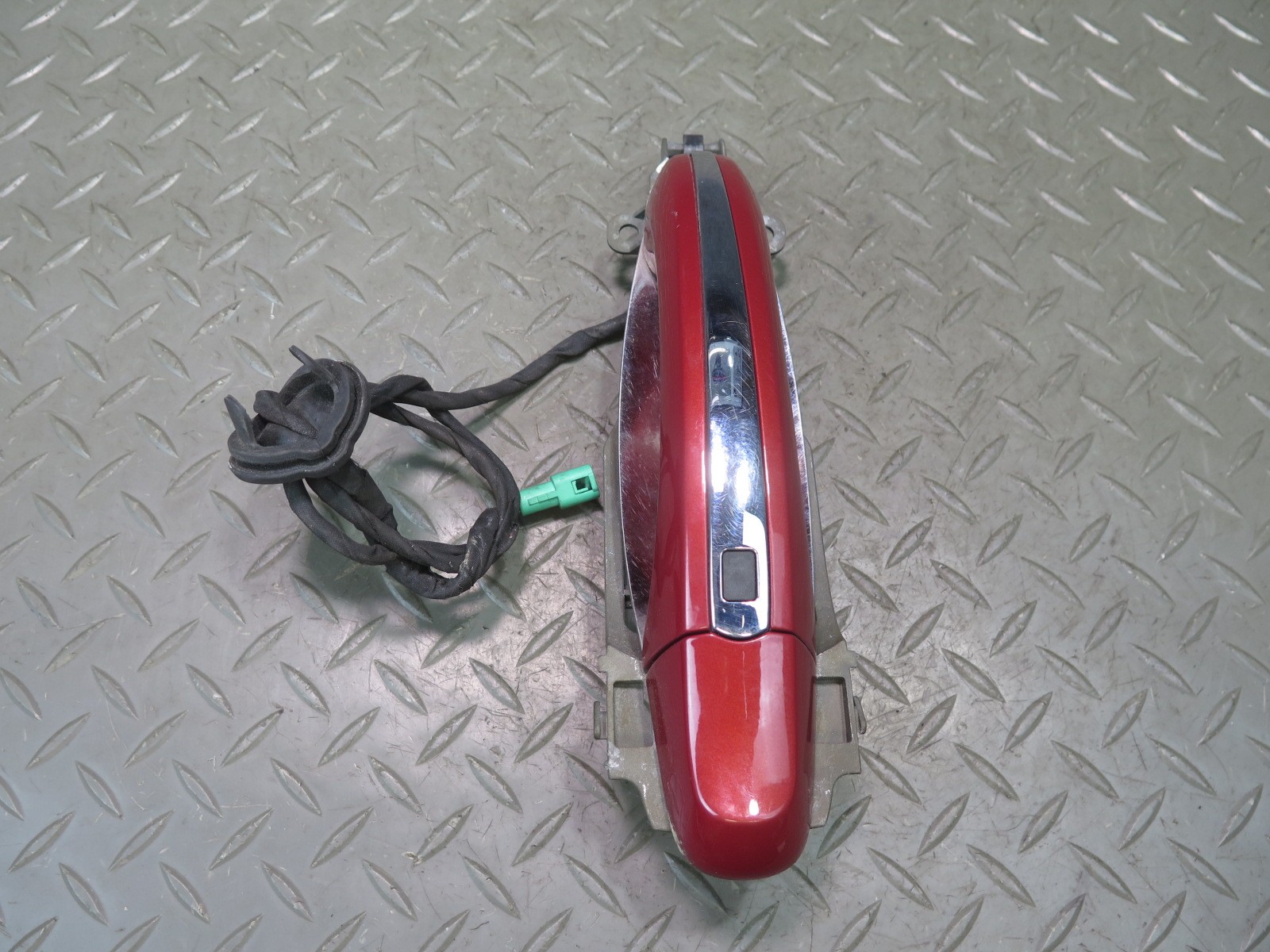 2006-2012 BENTLEY FLYING SPUR REAR LEFT DRIVER SIDE EXTERIOR DOOR HANDLE RED
