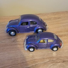 Volkswagen Beetle Vintage Die-Cast Cars Purple