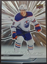 2024-25 UD Series 2 Phil Kemp Young Guns Outburst #471 , Edmonton Oilers