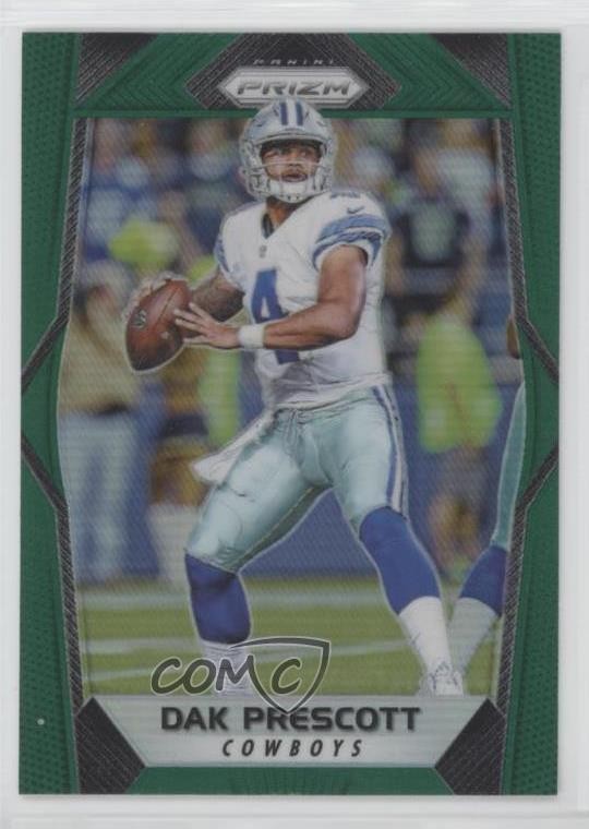 2017 Panini Prizm Green Prizm Dak Prescott #67 uk2