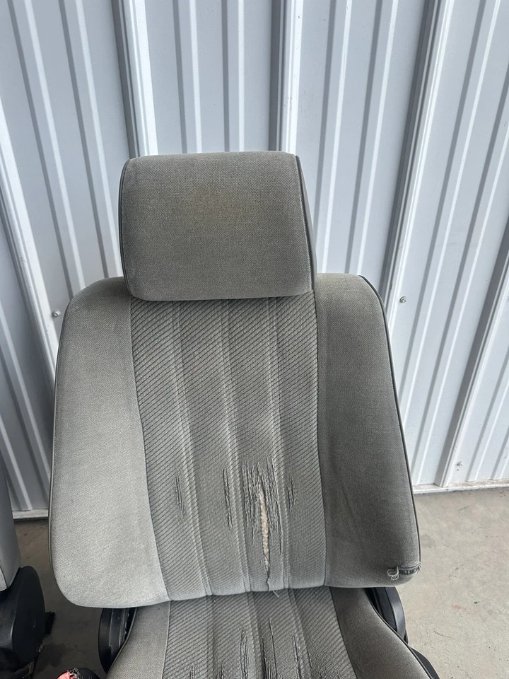 BMW e30 318is 325is Gris Tela Asientos Derecha e Izquierda Material OEM Foto 3 de 4